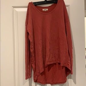 Madewell High-Low Long Sleeve Tee